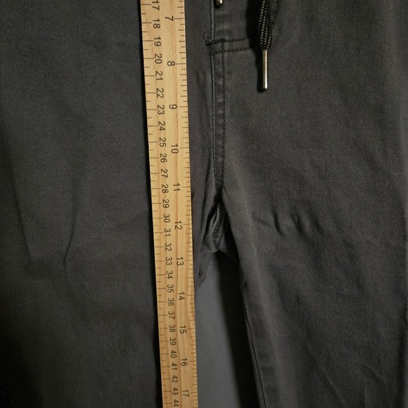 Iron Co Mens Jogger Pants Elastic Waist Drawstring Cargo Style Gray Size M 32 34 - Picture 11 of 12